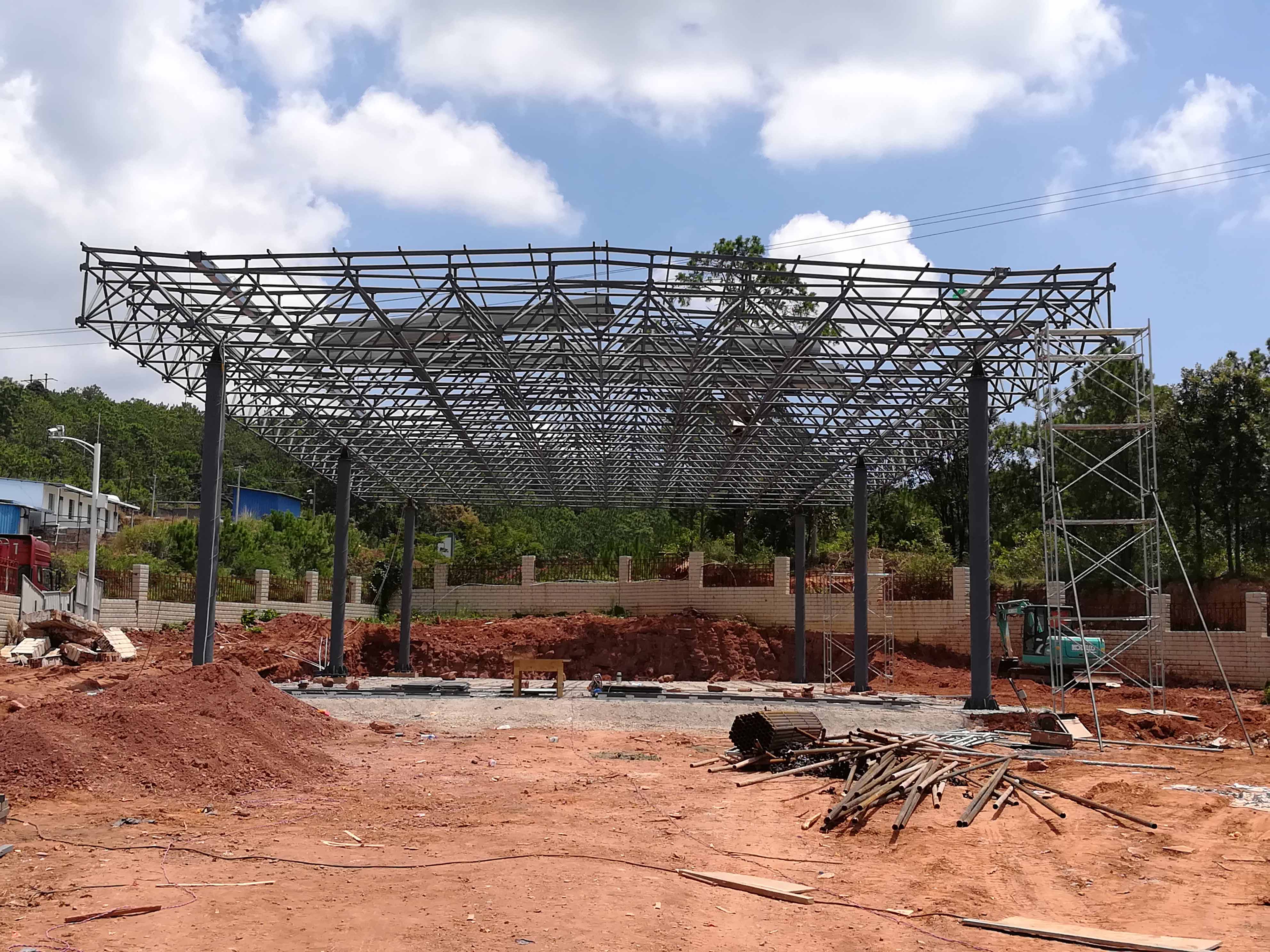 郴州加油站网架屋面